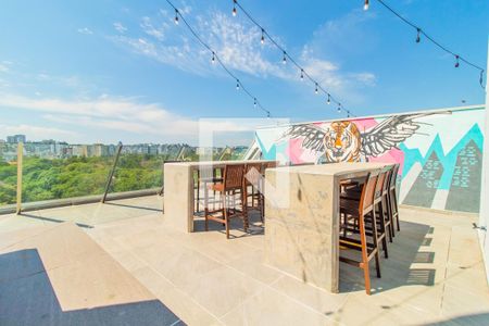 Apartamento à venda com 36m², 1 quarto e 1 vagaTerraço