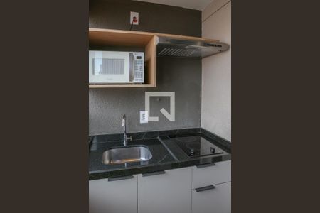 Sacada e Cozinha de apartamento para alugar com 1 quarto, 24m² em Perdizes, São Paulo