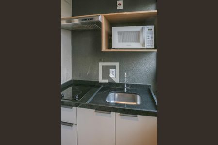 Sacada e Cozinha de apartamento para alugar com 1 quarto, 24m² em Perdizes, São Paulo