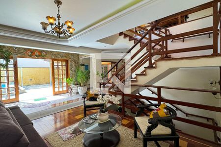 Sala de casa de condomínio para alugar com 4 quartos, 465m² em Residencial Morada dos Pássaros-aldeia da Serra, Barueri