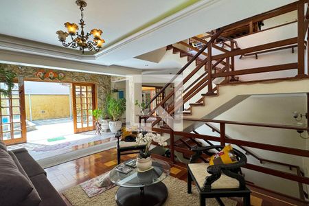Sala de casa de condomínio para alugar com 4 quartos, 465m² em Morada dos Pássaros, Barueri