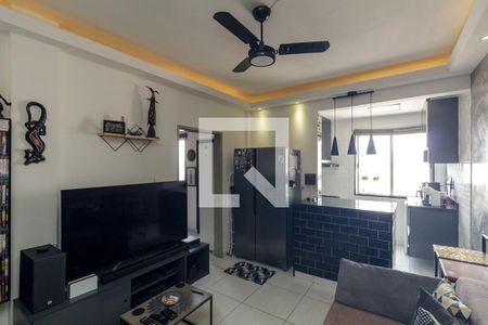 Sala de apartamento à venda com 1 quarto, 37m² em Santa Efigênia, São Paulo