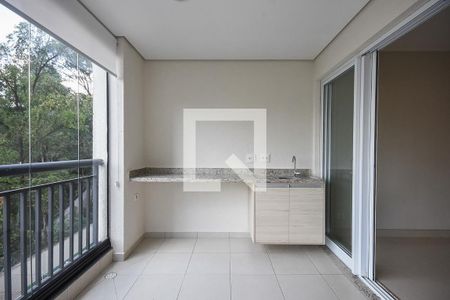 Varanda Sala de apartamento para alugar com 3 quartos, 77m² em Vila Andrade, São Paulo