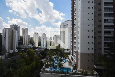 Vista Sala de apartamento para alugar com 3 quartos, 77m² em Vila Andrade, São Paulo