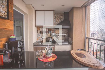 Varanda Gourmet- Churrasqueira de apartamento para alugar com 3 quartos, 100m² em Chácara Inglesa, São Paulo