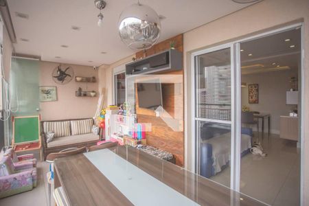 Varanda Gourmet de apartamento para alugar com 3 quartos, 100m² em Chácara Inglesa, São Paulo