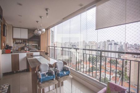 Varanda Gourmet de apartamento para alugar com 3 quartos, 100m² em Chácara Inglesa, São Paulo