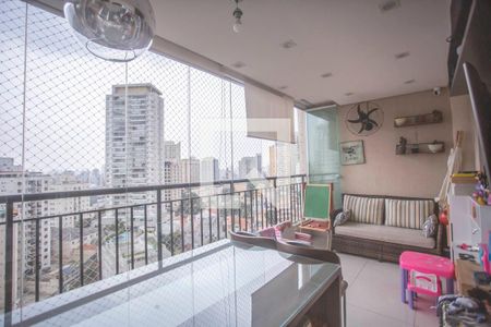 Varanda Gourmet de apartamento para alugar com 3 quartos, 100m² em Chácara Inglesa, São Paulo