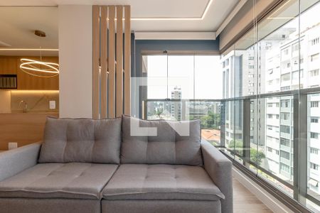 Sala de apartamento para alugar com 1 quarto, 49m² em Itaim Bibi, São Paulo