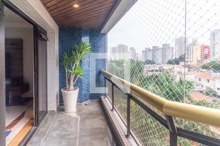 Varanda da sala de apartamento à venda com 4 quartos, 176m² em Vila Mariana, São Paulo