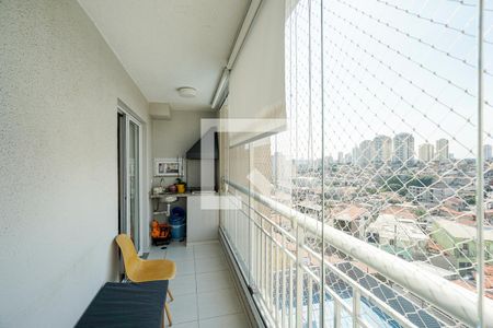 Varanda de apartamento para alugar com 3 quartos, 73m² em Chácara Santo Antônio (zona Leste), São Paulo