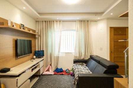 Sala de casa de condomínio para alugar com 2 quartos, 123m² em Burgo Paulista, São Paulo