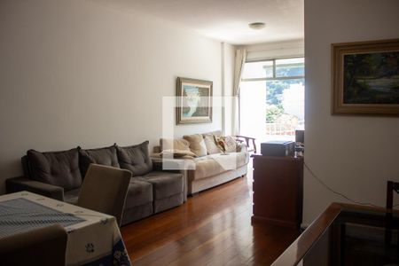 Sala de apartamento para alugar com 3 quartos, 116m² em Humaitá, Rio de Janeiro