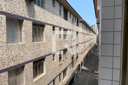 Vista Sala de apartamento para alugar com 1 quarto, 41m² em Boqueirão, Praia Grande