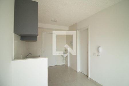 Sala e cozinha de kitnet/studio para alugar com 1 quarto, 35m² em Vila Guilherme, São Paulo