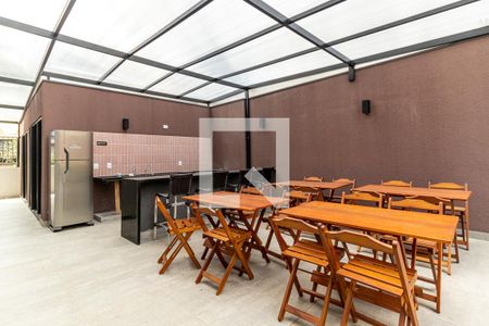 Studio à venda com 30m², 1 quarto e 1 vagaChurrasqueira