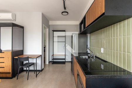 Cozinha de kitnet/studio à venda com 1 quarto, 30m² em Consolação, São Paulo