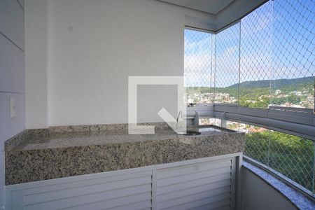 Sala - Varanda de apartamento para alugar com 2 quartos, 70m² em Pantanal, Florianópolis