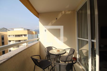 Varanda da Sala de apartamento para alugar com 1 quarto, 50m² em Barra da Tijuca, Rio de Janeiro
