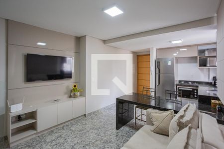 Sala/Cozinha de apartamento à venda com 2 quartos, 120m² em Lourdes, Belo Horizonte
