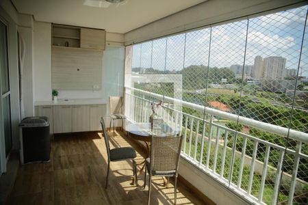 varanda da sala de apartamento à venda com 3 quartos, 107m² em Vila Lusitania, São Bernardo do Campo