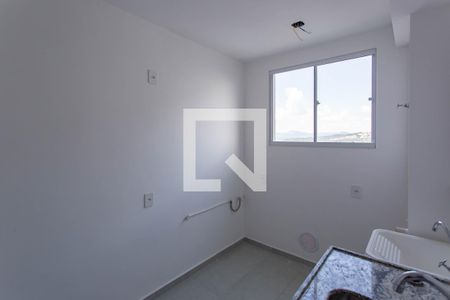 Cozinha e Área de Serviço de apartamento para alugar com 2 quartos, 44m² em Juliana, Belo Horizonte