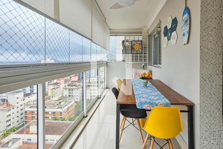 Varanda  de apartamento para alugar com 2 quartos, 70m² em Jardim Las Palmas, Guarujá