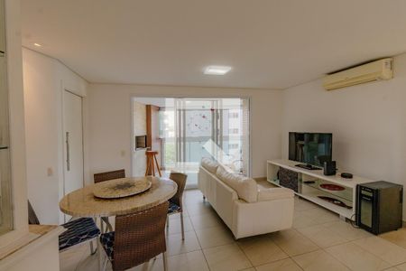 Sala de apartamento para alugar com 3 quartos, 95m² em Jardim Belmar, Guarujá