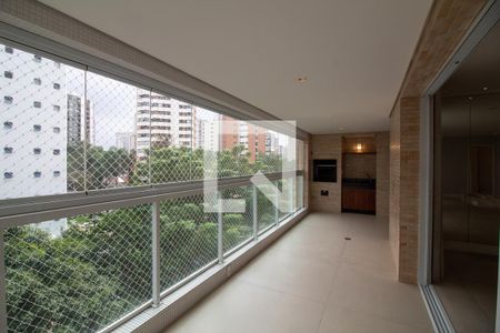 Varanda Gourmet de apartamento para alugar com 3 quartos, 145m² em Campo Belo, São Paulo