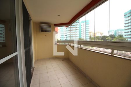 Varanda da Sala de apartamento para alugar com 4 quartos, 148m² em Jacarepaguá, Rio de Janeiro
