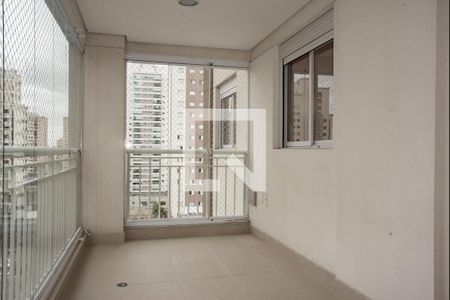 Varanda da Sala de apartamento para alugar com 2 quartos, 70m² em Vila Monte Alegre, São Paulo