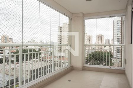 Varanda da Sala de apartamento para alugar com 2 quartos, 70m² em Vila Monte Alegre, São Paulo