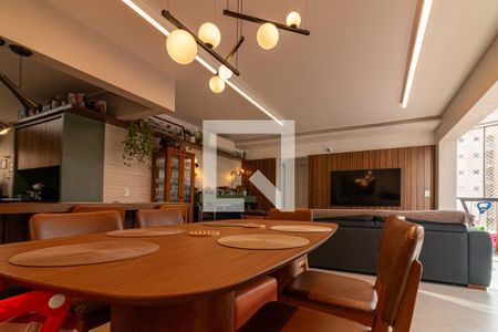 Sala de Jantar de apartamento à venda com 3 quartos, 125m² em Indianópolis, São Paulo