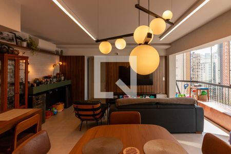 Sala de apartamento à venda com 3 quartos, 125m² em Indianópolis, São Paulo