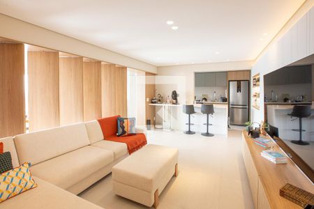 SALA de apartamento para alugar com 3 quartos, 136m² em Barra Funda, São Paulo