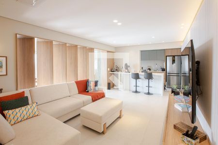 SALA de apartamento para alugar com 3 quartos, 136m² em Barra Funda, São Paulo