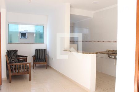 Sala de apartamento para alugar com 2 quartos, 69m² em Parque Sao Vicente, São Vicente