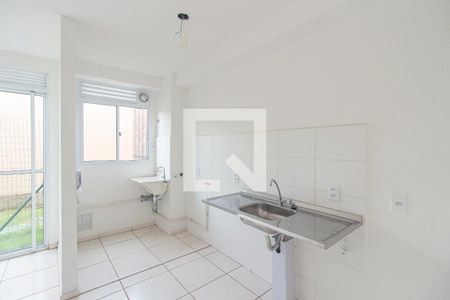 Detalhe da Sala/Cozinha de apartamento para alugar com 2 quartos, 44m² em Campo Grande, Rio de Janeiro