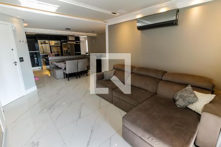 Sala de apartamento para alugar com 3 quartos, 112m² em Chácara Agrindus, Taboão da Serra