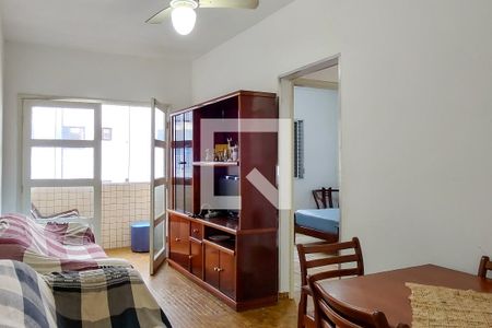 Sala de apartamento para alugar com 3 quartos, 105m² em Vila Tupi, Praia Grande