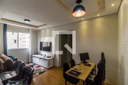 Sala de TV de apartamento à venda com 2 quartos, 51m² em Centro, Barueri