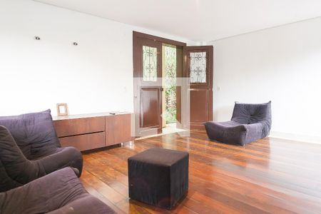sala de visitas de casa de condomínio à venda com 4 quartos, 432m² em Estância Serrana, Nova Lima