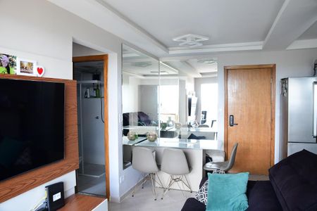 Sala de apartamento para alugar com 2 quartos, 59m² em Jardim Marilu, Cotia