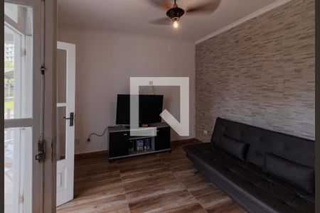 Sala de apartamento para alugar com 1 quarto, 52m² em Vila Luis Antonio, Guarujá