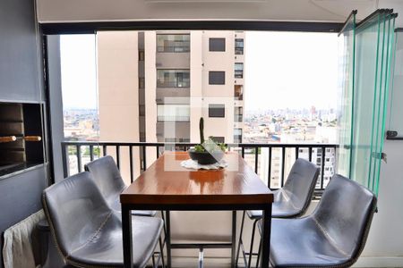 Varanda da Sala de apartamento para alugar com 2 quartos, 57m² em Brás, São Paulo