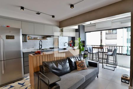 Sala de apartamento para alugar com 2 quartos, 57m² em Brás, São Paulo