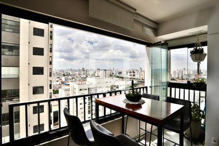 Varanda da Sala de apartamento para alugar com 2 quartos, 57m² em Brás, São Paulo