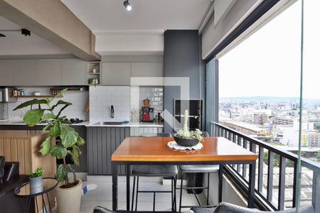 Varanda da Sala de apartamento para alugar com 2 quartos, 57m² em Brás, São Paulo