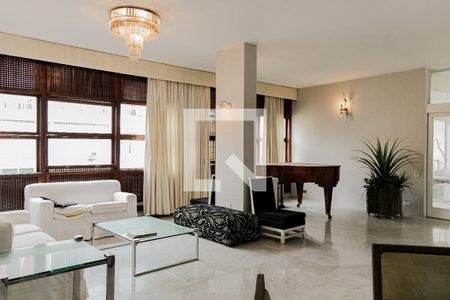 Sala de apartamento para alugar com 4 quartos, 383m² em Copacabana, Rio de Janeiro