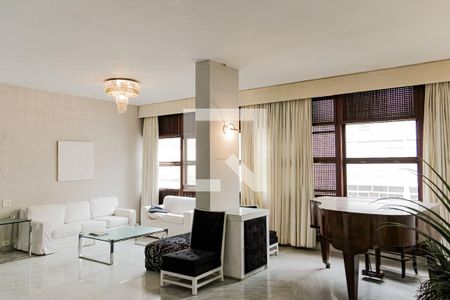 Sala de apartamento para alugar com 4 quartos, 383m² em Copacabana, Rio de Janeiro